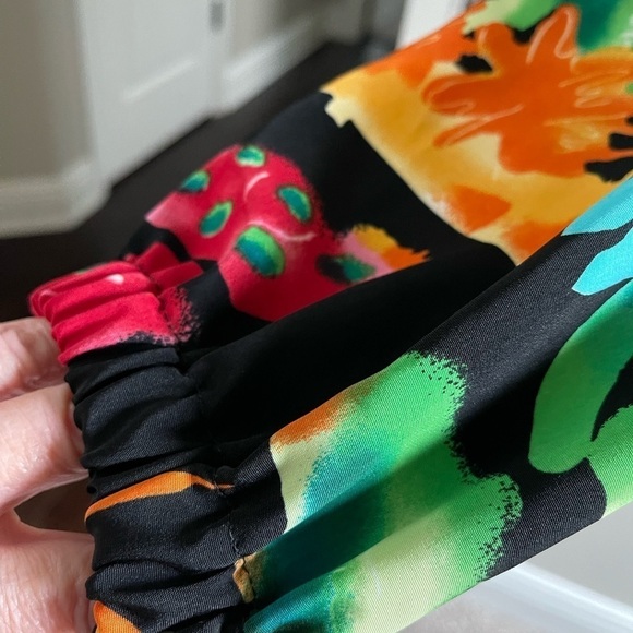 Vintage Erin London Safari Bomber Jacket | Zebra Jungle Print | Size M - Picture 7 of 12